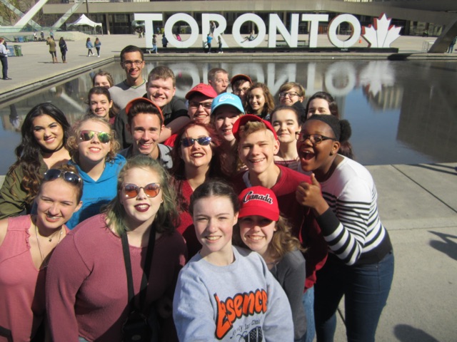 MCHS choir students took a trip through Michigan into Canada at the end of April. 