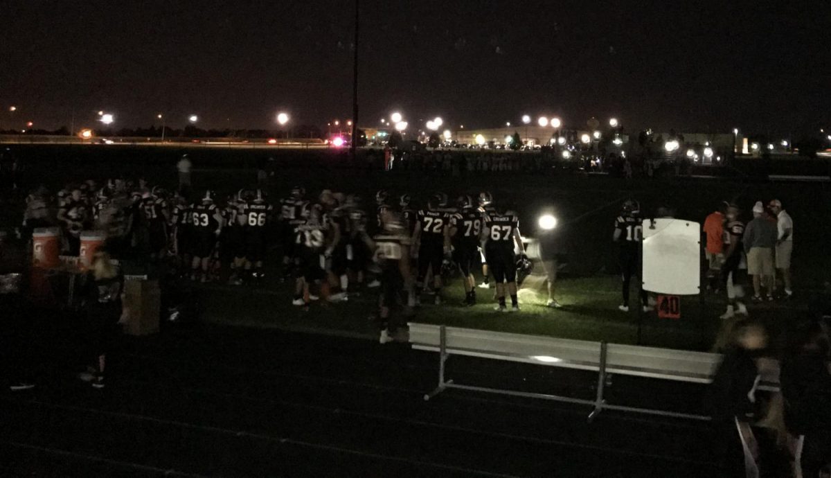 With 1:42 left in the football game, the lights went out when Minooka took on Joliet Central on Sept. 1