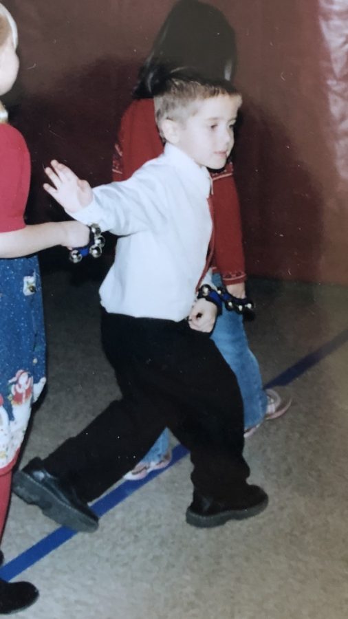 Sports editor and senior Colin Cast is seen here as a youngster.