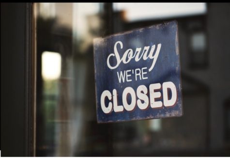 Many stores closed completely because of the coronavirus pandemic with some staying open with few customers.  Many workers incomes have been affected. 
