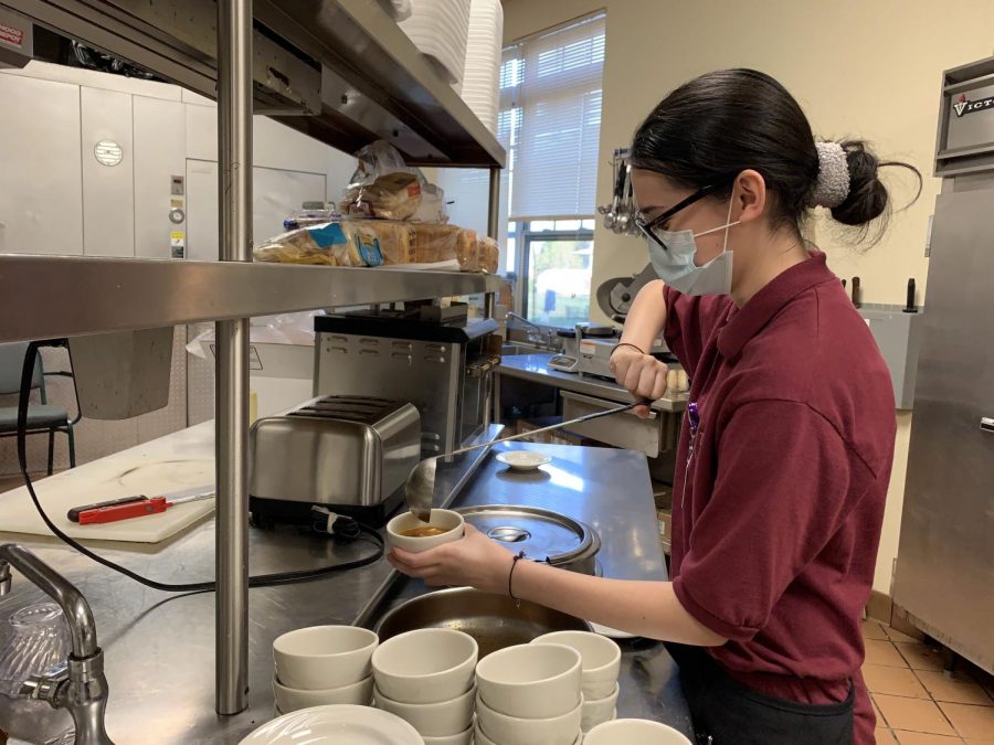 Ashley Soto works at The Timbers Of Shorewood. She finds balancing school and work something you just need to get used to. “I try to get as much as I can done before I go into work, but it can be a lot, especially during a time like this, she said.
