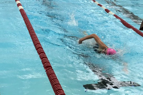 Taylin Lemke won the 200-meter and 500-meter freestyle against Joliet West on  Oct. 1. 