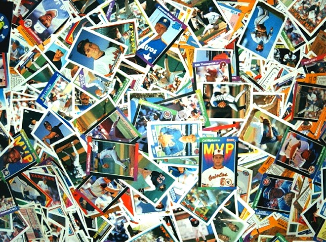 A man in San Jose donateed 25,000 baseball cards after a girl lost hers in a wild fire.