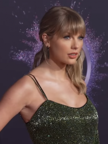 Taylor Swift is pictured at the 2019 American Music Awards. She dropped a new album, evermore, on Dec. 11, 2020. 