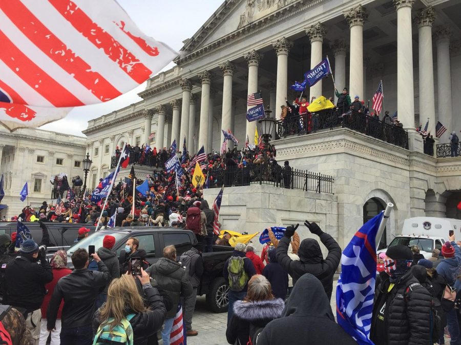 Rioters storm the U.S. Capitol on Jan. 6. 