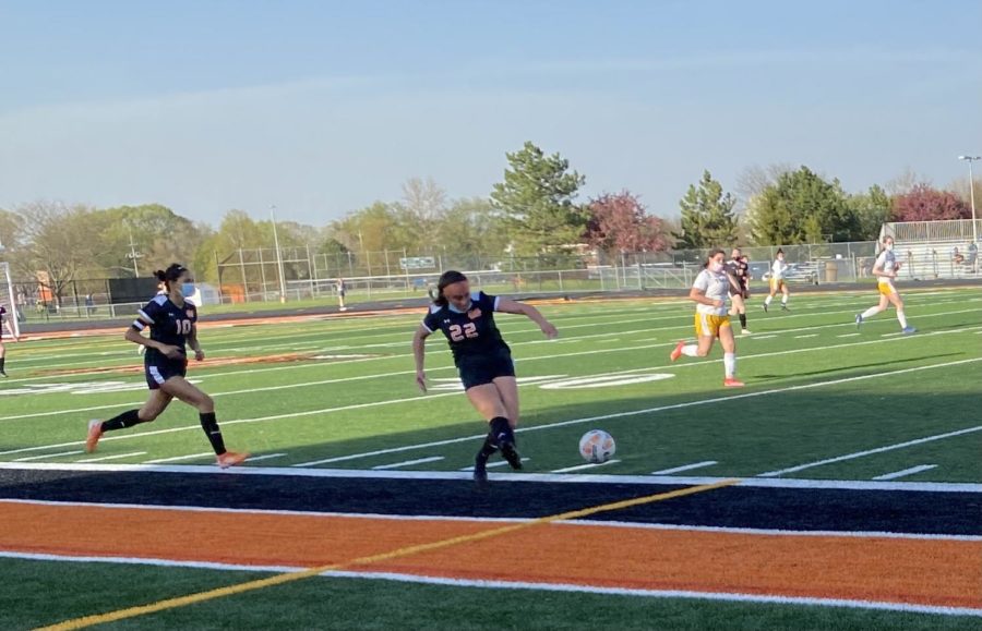 Minooka girls soccer has just started the 2021 season.  They faced Joliet West at home on April 26. 