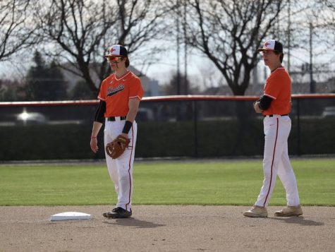 Shortstop Caleb Parker and second baseman Sully Minor have been steady in the middle infield for Minooka this year. 