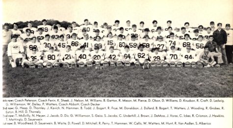 The 1972 Minooka football team played in the first Homecoming game in school history. Minooka beat Seneca, 45-12. 