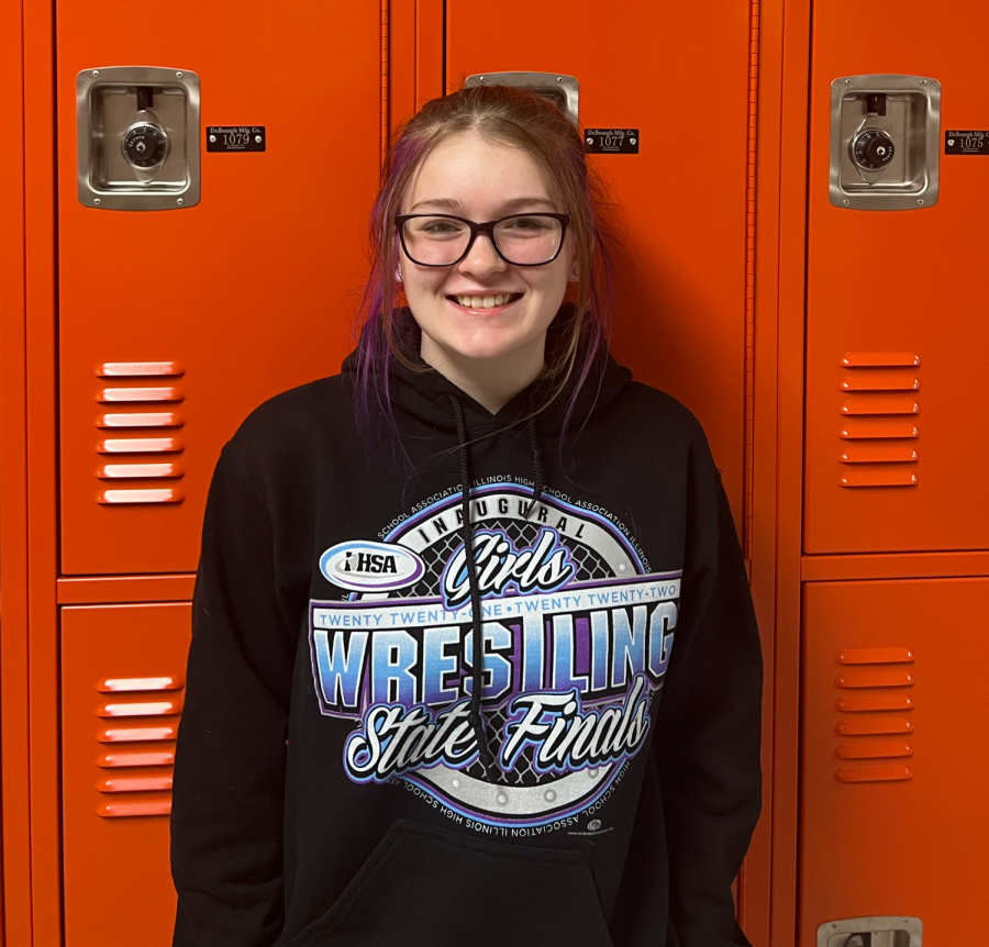 Junior Brooklyn Doti is on the varsity girls wrestling team. 