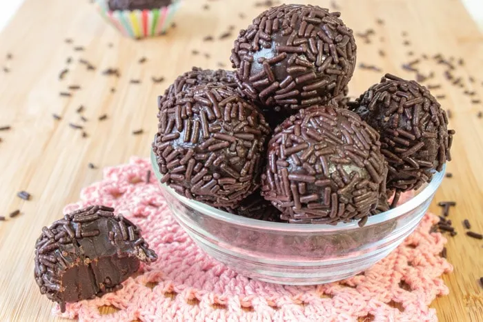 Brigadeiros are a favorite holiday food of freshman Joshua Vargas. They are chocolate dessert with origins in Brazil.