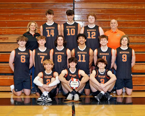 The varsity boys volleyball team is coached by Mike Kargle. 