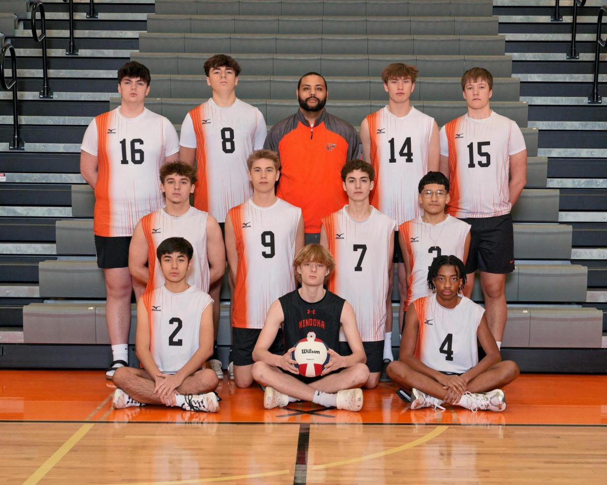 The JV boys volleyball team is coached by Aaron Woods.